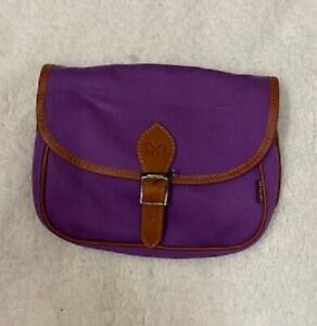 Chapman Canvas Saddle Bag Purple  (NMS10) - CLEARANCE PRICE