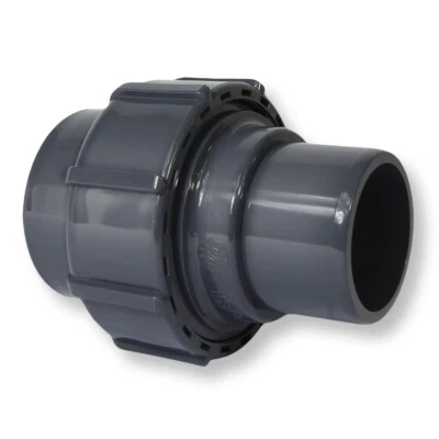 FlexFit Übergangsverschraubung Ø 50mm Klemm x Ø 50mm Klebestutzen Fitting Pool - Bild 1 von 3