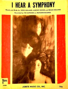 Diana Ross and The Supremes "I Hear A Symphony" LP and Sheet Music - Picture 1 of 3