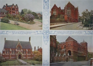 The Hill Harrow School Buildings 1912 22in x 16in Large Photo Article 8082 - Picture 1 of 5