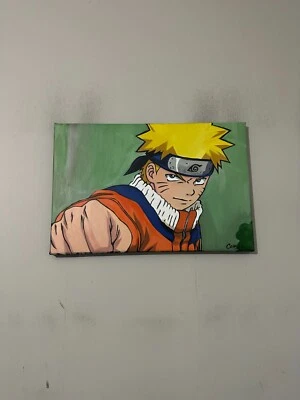 Naruto Anime Art  12" x 18" Pop Art Painting Chris Cargill - Image 1 of 4