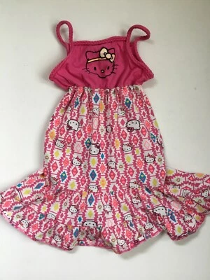 Vestido solero rosa de Hello Kitty para niñas Foto 1 de 4