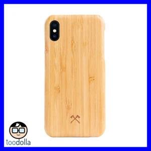 Woodcessories - EcoSlim - genuine wood ultraslim case for iPhone XS Max, Bamboo - Picture 1 of 5