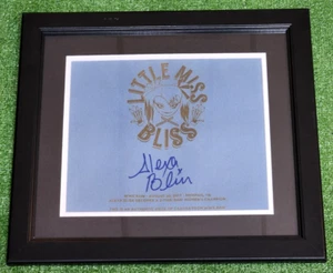 Alexa Bliss SIGNED Framed & Matted Authentic Ring Used Mat Canvas WWE Certified - Picture 1 of 5