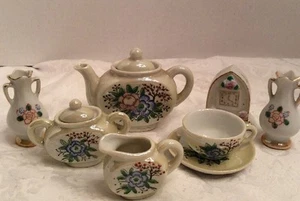 OCCUPIED JAPAN miniature tea set 10 pcs.  - Picture 1 of 12