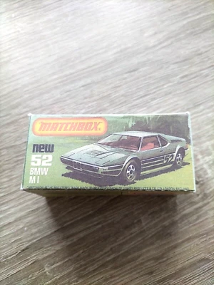 Matchbox Superfast - No52 BMW M1  - Replica / Copy Box only - Image 1 of 3