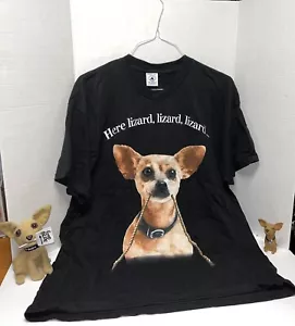 Camiseta vintage 1998 Taco Bell Here Lizard Fruit of the Loom negra XL - Imagen 1 de 4