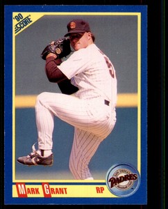 1990 Score Mark Grant Baseball Cards #466