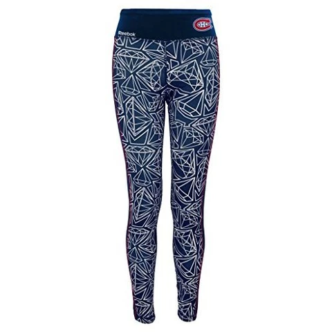 NHL Montreal Canadiens Reebok Youth Leggings Medium 10/12 or Large (14) Cover