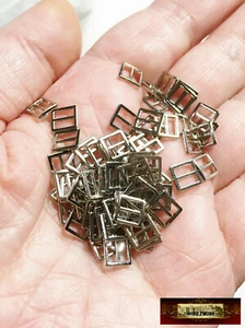 M00290x5-Plata MOREZMORE 50 Metal Escala 1:6 5mm Mini Miniatura Cinturón Zapato Hebilla - Imagen 1 de 1