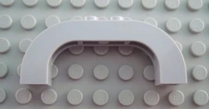 LEGO Light Bluish Gray 1x6x2 Curved Arch Specialty Brick Piece - Picture 1 of 1
