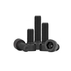  Tornillos de cabeza de perno hexagonal de acero negro 12,9 rosca fina M8-0,75 - Imagen 1 de 4