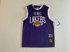 NBA Herren LA Lakers LeBron James #23 Trikot Basketball lila/weiß Gr. Medium - Bild 1 von 10
