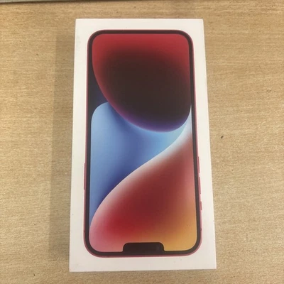 GENUINE ORIGINAL APPLE IPHONE 14 PLUS RED 128GB EMPTY BOX ONLY - Image 1 of 4