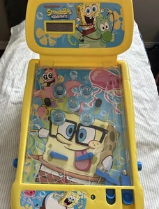 SpongeBob SquarePants Pinball Machine  Lights Electronic Scoreboard 2009 Works - Picture 1 of 6