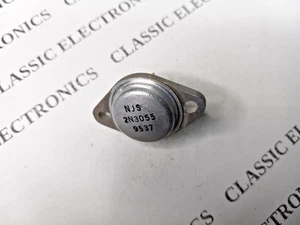 NOS Genuine New Jersey Semiconductor 2N3055 NPN Power Transistor 115W 60V 15A - Picture 1 of 4