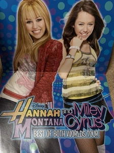 Miley Cyrus Hannah Montana Best of Both Worlds Tour Large Program 2007-2008 - Picture 1 of 12