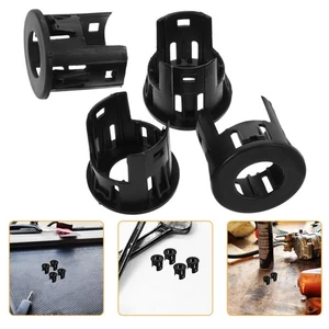  4 Pcs Rear Bumper Retainer Bracket Parking Assist Sensor Bezels Black Sensors - Picture 1 of 12