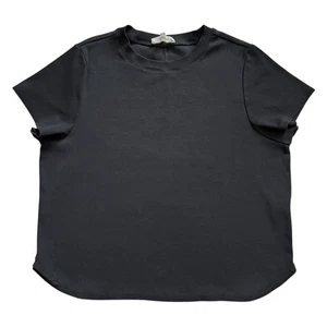 Madewell Re generative Cotton Ribbed Crewneck Tee NS522 Basic Minimalist - Picture 1 of 7