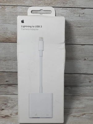 Apple Lightning to USB 3 Camera Adapter MX5J3AM/A New ⚠️DAMAGED Box⚠️⚠️ - Image 1 of 4