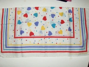 hearts on white print bandana - Picture 1 of 2