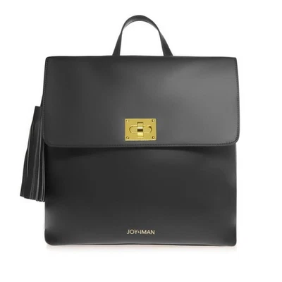 JOY & IMAN Tassel Chic Leather Backpack with RFID 603226-J - Image 1 of 3