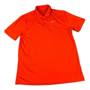 Nike Golf Polo Shirt Core Dri-Fit Short Sleeves, FZ5636-891 Orange, Men’s Large - Picture 1 of 12