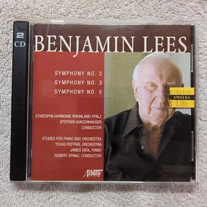 Benjamin Lees Symphonies No 2 3 & 5 CDs 2003 Albany Texas Festival Orchestra - Picture 1 of 4