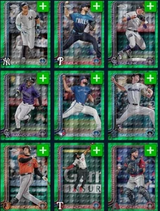 [DIGITAL] Topps Bunt - Topps Chrome 25 S1 - Green Geometric Base - A to J - Pick - Picture 1 of 1