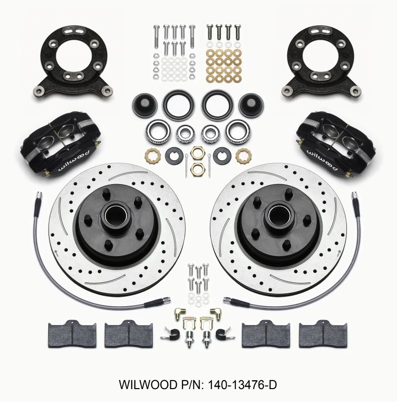 Wilwood Forged Fits Dynalite-M Front Disc Brake Kit For 1965-1969 Ford Mustangs - Image 1 of 1
