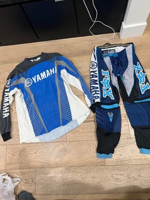 Vintage Yamaha Racing  Suit Pants Yamaha FOX  34 & Long Sleeve T shirt XL 🇺🇸  - Image 1 of 4
