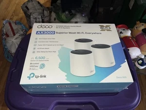 TP-Link Deco AX3000 WiFi 6 Mesh System(Deco X55) - Covers up to 6500 Sq.Ft. NEW! - Picture 1 of 8