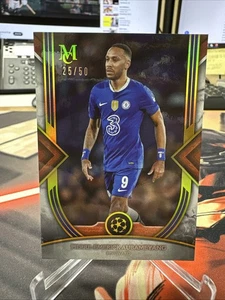 Museo de la Liga de Campeones de la UEFA 2022-23 Topps Pierre Emerick Aubameyang Oro 25/50 - Imagen 1 de 2