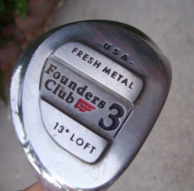 Founders Club USA Fresh Metal  3 Wood 13 Degree 43" Fenwick Graphite Shaft - Image 1 of 4