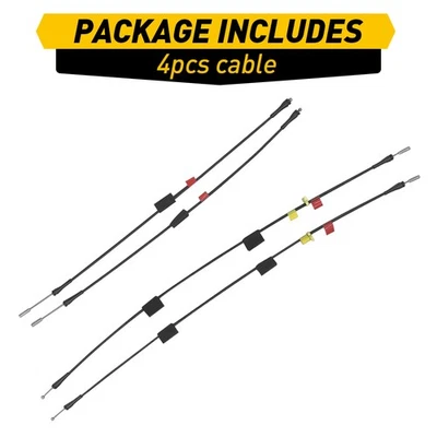 Door Upper+Lower Side door Latch Release Cable for Ford F150 1997-2004 - Image 1 of 4