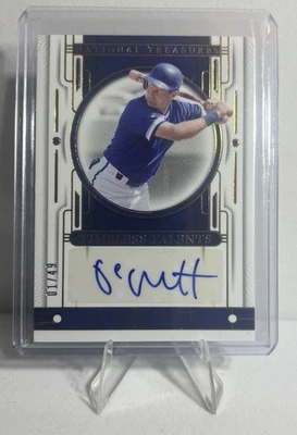 GEORGE BRETT 2024 TESOROS NACIONALES TALENTOS ATEMPORALES AUTOMÁTICO 1/49 PRIMERO EN IMPRIMIR Foto 1 de 2