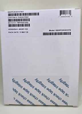 INTEL DC P4510 SSDPE2KX010T8 SSDPE2KX010T801  1TB 2.5" NVME PCIE U.2 TLC SSD - Image 1 of 4