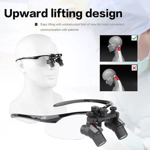Lupa ergo binocular ultraligera médica dental 3,0X-450 mm para cirugía otorrinolaringológica DY-119 - Imagen 1 de 24