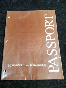 2000-2002 HONDA ELECTRICAL TROUBLESHOOTING MANUAL - Imagen 1 de 8