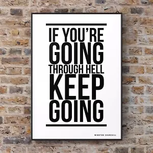 A4 Poster Print, Winston Churchill - Picture 1 of 4