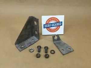 67-68 Dodge Truck D W 100 200 300 Front & Rear Parking Brake Cable Mount Set OE - Foto 1 di 8