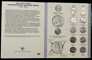 1999-2008 Uncirculated 50 States Commemorative Quarters with Album - Picture 1 of 14