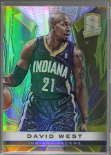 2013-14 Panini Spectra Gold /10 David West #39