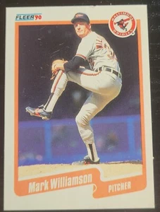 Trading Cards Baseball Mark Williamson Oriolers 1990 Fleer #194 - Bild 1 von 2