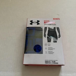 Under Armour Tech Men's Size 5XL 6" Boxerjock Boxer Brief 2 In Pack Brand New - Picture 1 of 10
