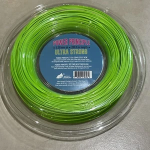 Weiss Cannon Power Principle Green 1.20mm 200m Reel Ultra Strong Tennis String - Picture 1 of 2