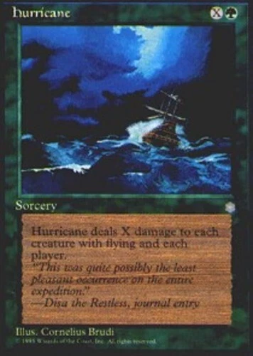 MTG - Hurricane - Ice Age - NM, English Magic FLAT RATE SHIP - Image 1 of 1