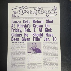 1969 St. Louis Wrestling Programm  - Bild 1 von 5