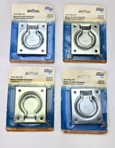 (Lot of 4) NOS National Hardware: Flush Ring Pull, Zinc Plated N203-752 - Picture 1 of 7