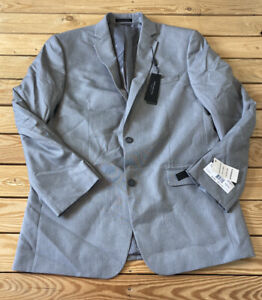 marc New York NWT $395 Men’s Button Up suit jacket size 42 Long Grey HG